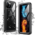 Etui D-Pro 360° Waterproof Case IP68 obudowa wodoodporna wodoszczelna pancerna do iPhone 13 Mini (Czarny)