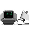 Stojak D-Pro Aluminium Night Stand Podstawka do Apple Watch 1/2/3/4/5/6/7/8/9/10/SE 1/2/Ultra 1/2 (Szary)