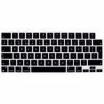 Osłona silikonowa nakładka na klawiaturę do MacBook Pro 14 A2442 A2779 / Pro 16 A2485 A2780 / Air 13 M2 A2681 2022 / Air 15 M2 A2941 (2023) (EU) (Czarny)