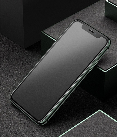 Szkło hartowane matowe EX Pro Matte Glass szybka ochronna antyrefleksyjna na ekran iPhone 7/8/SE 2020/2022 (Black)