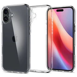 Etui Spigen Ultra Hybrid Case obudowa mocna wzmacniana iPhone 16 Plus (Crystal Clear)