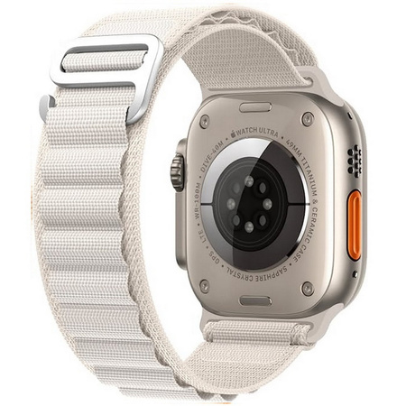 Pasek opaska sportowa D-Pro Alpine Loop pasek opaska do Apple Watch 1/2/3/4/5/6/7/8/9//10/SE/Ultra 42/44/45/46/49mm (Beżowy)