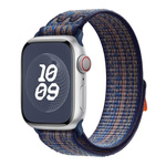 Nylonowy pasek opaska sportowa do Apple Watch 1/2/3/4/5/6/7/8/9/10/SE/Ultra 1/2 44/45/46/49mm (Niebieski)