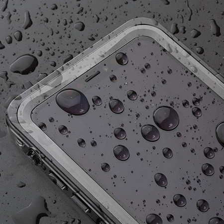 Etui D-Pro 360° Waterproof Case IP68 obudowa wodoodporna wodoszczelna pancerna do iPhone X/XS (Czarny)