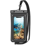 Etui wodoodporne D-Pro Waterproof Case XL saszetka futerał wodoszczelny na telefon do 6.7" (Czarny)