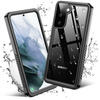 Etui D-Pro 360° Waterproof Case IP68 obudowa wodoodporna wodoszczelna pancerna do Samsung Galaxy S21 FE (Czarny)