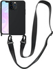 Etui D-Pro Crossbody XL obudowa pasek smycz zawieszka na ramię szyję iPhone 16 Pro Max (Czarny)