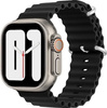 Pasek opaska sportowa D-Pro Ocean Loop do zegarka Apple Watch 1/2/3/4/5/6/7/8/9/SE 38/40/41mm (Czarny)