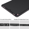 Etui D-Pro Smart Cover Folio Case pokrowiec obudowa z uchwytem na rysik Apple Pencil na tablet iPad Pro 12.9" 1/2 Gen. (2015/2017) A1584 A1652 A1670 A1671 (Czarny)