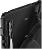 D-Pro 360 Armor Strap Case etui pancerne z uchwytem na rękę i paskiem na ramię do Samsung Galaxy Tab S8 Ultra / S9 Ultra / S10 Ultra 14.6" (Czarne)