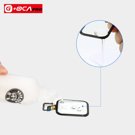 G+OCA Pro Digitizer szyba dotyk OCA regeneracja Apple Watch 5/SE/SE2 44mm (Original Touch Quality)