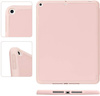 Etui D-Pro Smart Cover Case pokrowiec obudowa z klapką z uchwytem na rysik Apple Pencil / iPad 7/8/9 10.2 / iPad 10.5 / Air 3 (Pink)