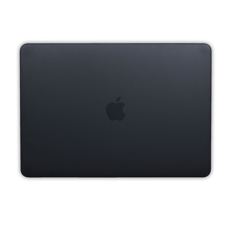 Hard Shell Case Mat Etui Macbook Pro 15 A1707/A1990 (Frosted Black)