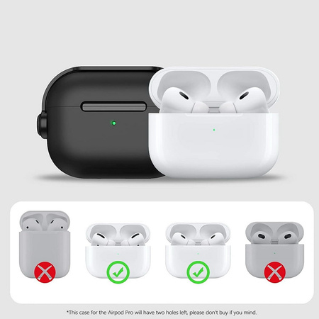 Etui Anti-lost obudowa futerał pokrowiec do słuchawek bezpieczny zamykany do Apple AirPods Pro 1/2