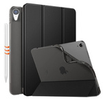 Etui D-Pro Smart Cover Case pokrowiec obudowa z klapką do Apple iPad Mini 6/7 (2021/2024) (Czarny)