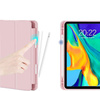 Etui D-Pro Smart Cover Case pokrowiec obudowa z klapką z uchwytem na rysik Apple Pencil / iPad Pro 12.9 2018/2020/2021 (Różowe)