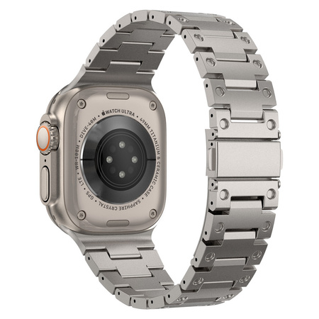 Pasek bransoleta tytanowa Y Steel Link do Apple Watch 1/2/3/4/5/6/7/8/SE/Ultra 42/44/45/49mm (Starlight Titanium)