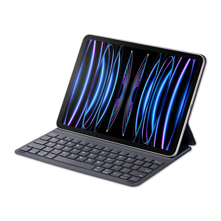 Etui Smart Cover Keyboard Folio z klawiaturą iPad Air 4 10.9" (2020) / Air 5 10.9" (2022) / Air 6 11" (2024) / Air 7 11" (2025) / Pro 11 1/2/3/4 Gen. (2018-2022) (Szary)