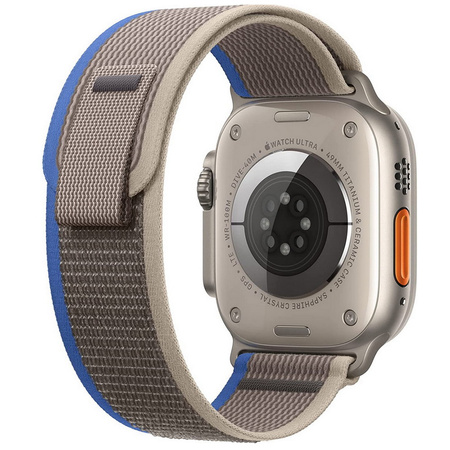 Pasek opaska Trail Loop do Apple Watch 1/2/3/4/5/6/7/8/9/10/SE/Ultra 42/44/45/49mm (Gray/ Blue)