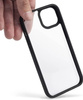 Etui D-Pro Crystal Hybrid obudowa hybrydowa mocna z czarną ramką do iPhone 11 (Przezroczysty/Czarny)