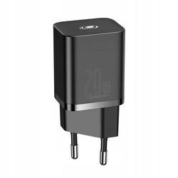 Ładowarka sieciowa Baseus Super SI szybka adapter USB-C 20W PD (Czarny)