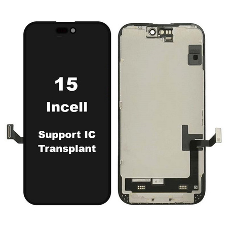 Wyświetlacz LCD ekran dotyk digitizer do Apple iPhone 15 (Incell) (Wymienny IC)