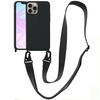 Etui D-Pro Crossbody XL obudowa pasek smycz zawieszka na ramię szyję iPhone 16 Plus (Czarny)