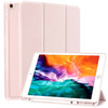 Etui D-Pro Smart Cover Case pokrowiec obudowa z klapką z uchwytem na rysik Apple Pencil / iPad 7/8/9 10.2 / iPad 10.5 / Air 3 (Pink)