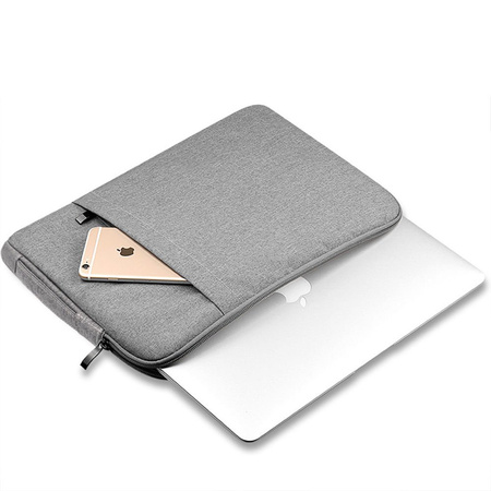 Torba etui futerał pokrowiec Canvas Sleeve na laptopa HP Macbook Air Pro M1 M2 13/14 cali (Szary)