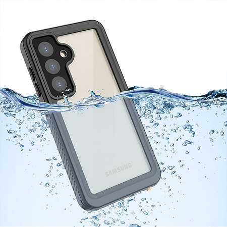 Etui D-Pro 360° Waterproof Case IP68 obudowa wodoodporna wodoszczelna pancerna do Samsung Galaxy S24 Plus (Black)