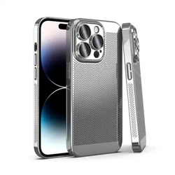 D-Pro Mesh Case galwanizowane etui obudowa iPhone 13 Pro Max (Silver)