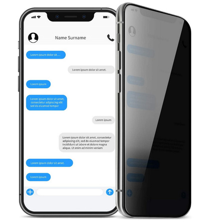 Szkło hartowane XHD Privacy Anti-Spy Glass prywatyzująca zaciemniająca antyszpiegowskia szybka ochronna na ekran do Apple iPhone 14 Pro