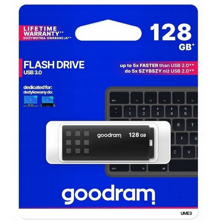 Pendrive GOODRAM UME3 USB 3.2 Flash Drive szybki odczyt 60MB/s pamięć 128GB