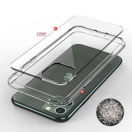 Etui D-Pro Crystal Hybrid obudowa hybrydowa do Apple iPhone 11 (Przezroczysty)