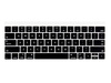 Nakładka osłona silikonowa na klawiaturę laptopa Apple MacBook 12 (A1534)/Pro 13 (A1708) (Layout USA) (Czarna)