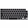 Osłona silikonowa nakładka na klawiaturę do MacBook Pro 14 A2442 A2779 / Pro 16 A2485 A2780 / Air 13 M2 A2681 2022 / Air 15 M2 A2941 (2023) (EU) (Czarny)