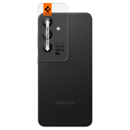 Spigen Ez-Fit camera protector szkła hartowane na aparat do Samsung Galaxy S23 / S23 Plus / S24 (Black)