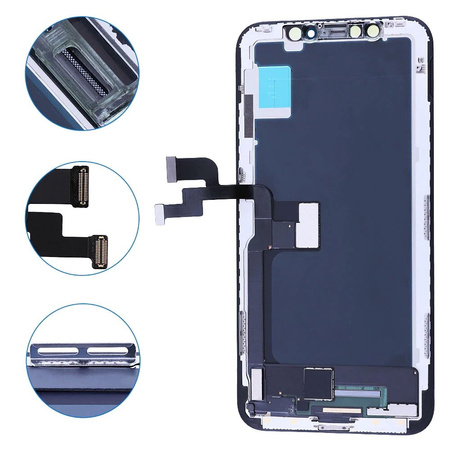 Wyświetlacz LCD ekran dotyk digitizer do Apple iPhone X (Hard OLED)