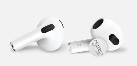 Etui D-Pro Silicone Case silikonowa obudowa z metalowym karabińczykiem do Apple AirPods 4 (2024) (Biały)