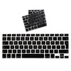 Nakładka osłona silikonowa na klawiaturę laptopa Apple MacBook Air 13 A1369 A1466 / MacBook Pro 13 A1286 A1425 A1502 / Pro 15 A1286 A1398 (Layout EU PL) (Black)