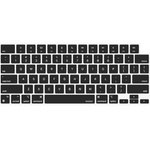 Osłona silikonowa nakładka na klawiaturę do MacBook Pro 14/Pro 16 M1/M2/M3/M4 / Air 13/Air 15 M2/M3 (USA) (Czarny)