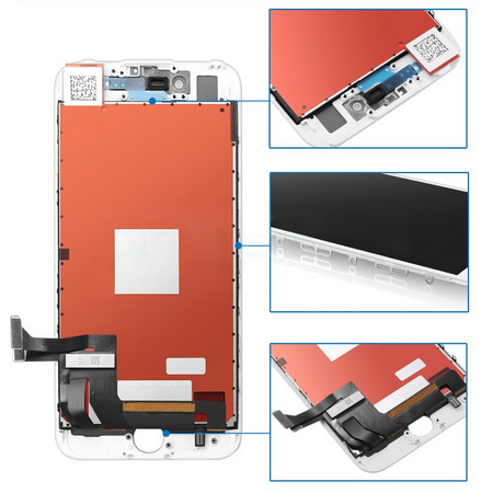 Wyświetlacz LCD ekran dotyk digitizer do Apple iPhone 8 / SE 2020 (HQ) (Biały)