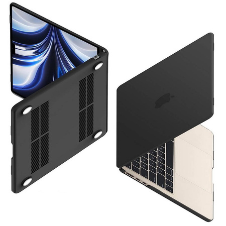 Etui Hard Case obudowa do Apple MacBook Air 15 M2 (A2941) / M3 (A3114) (Czarny Mat)