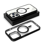 Etui D-Pro Metal Camera MagSafe Hybrid obudowa magnetyczna do Apple iPhone 12 Pro Max (Czarny)