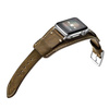 Pasek skórzany szeroki Dundee Band vintage do Apple Watch 1/2/3/4/5/6/7/8/9/SE/ Ultra 1/2 42/44/45/49mm (Brązowy)