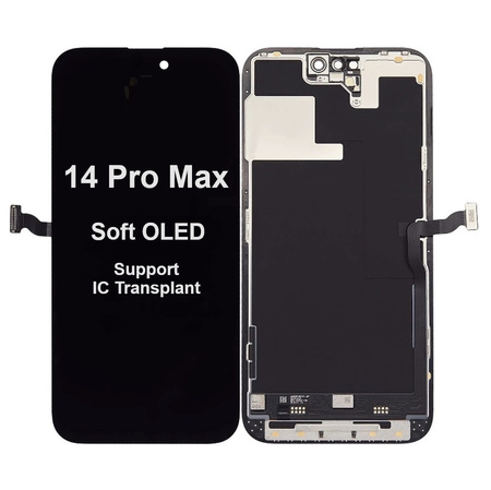 Wyświetlacz LCD ekran dotyk digitizer do Apple iPhone 14 Pro Max (Soft OLED) (Wymienny IC)