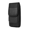 Kabura pionowa D-Pro Holster Oxford V2 etui do paska na telefon do 7.2 Cala (rozm. XXL) (Czarny)