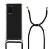 Etui D-Pro Crossbody TPU na sznurku z paskiem na ramię do Samsung Galaxy S22 (Czarny)