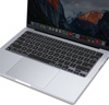 Osłona silikonowa nakładka na klawiaturę do MacBook Pro 14 A2442 A2779 / Pro 16 A2485 A2780 / Air 13 M2 A2681 2022 / Air 15 M2 A2941 (2023) (EU) (Czarny)