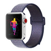 Pasek nylonowy opaska sportowa do Apple Watch 1/2/3/4/5/6/7/8/9/SE/Ultra 42/44/45/49mm (Fioletowy)